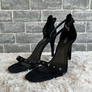 Coach Melrose Black Suede Heels Size 10 B